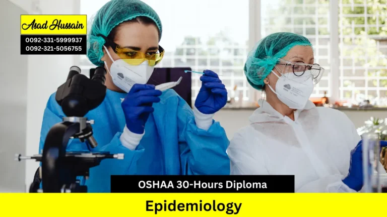 OSHAA 30-Hours Professional Diploma in Epidemiology