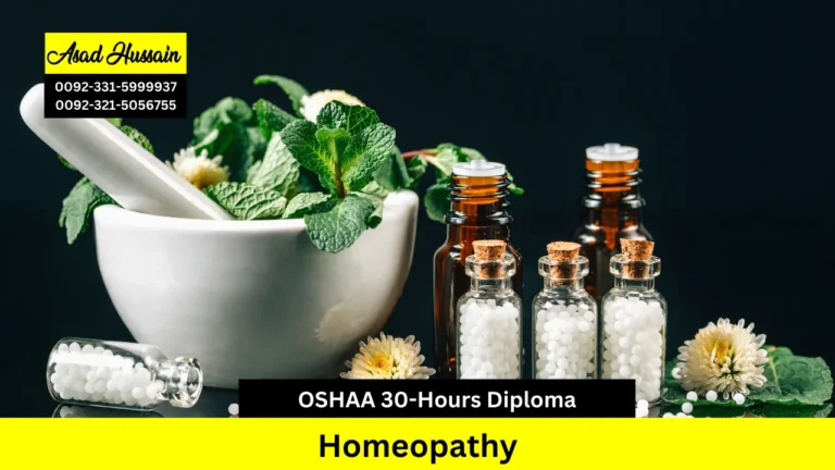 OSHAA 30-Hours Professional Diploma in Homeopathy