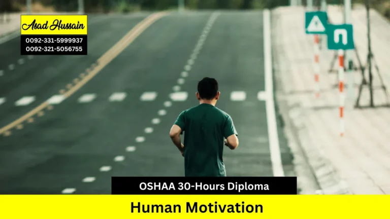 OSHAA 30-Hours Professional Diploma in Human Motivation