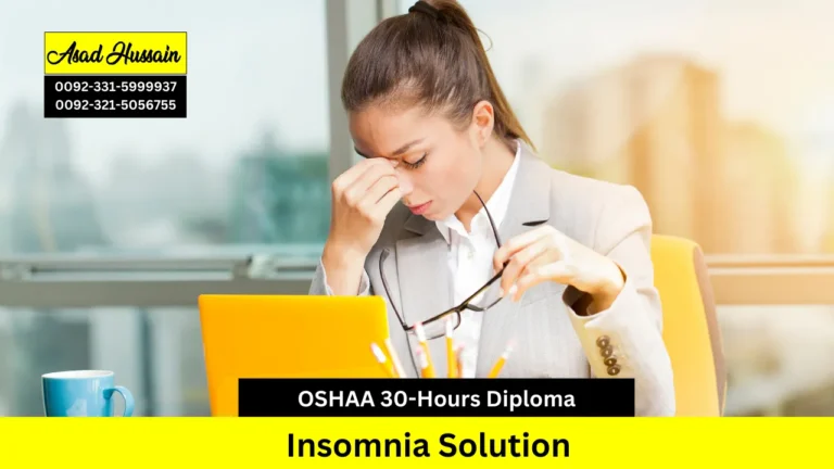 OSHAA 30-Hours Professional Diploma in Insomnia Solution