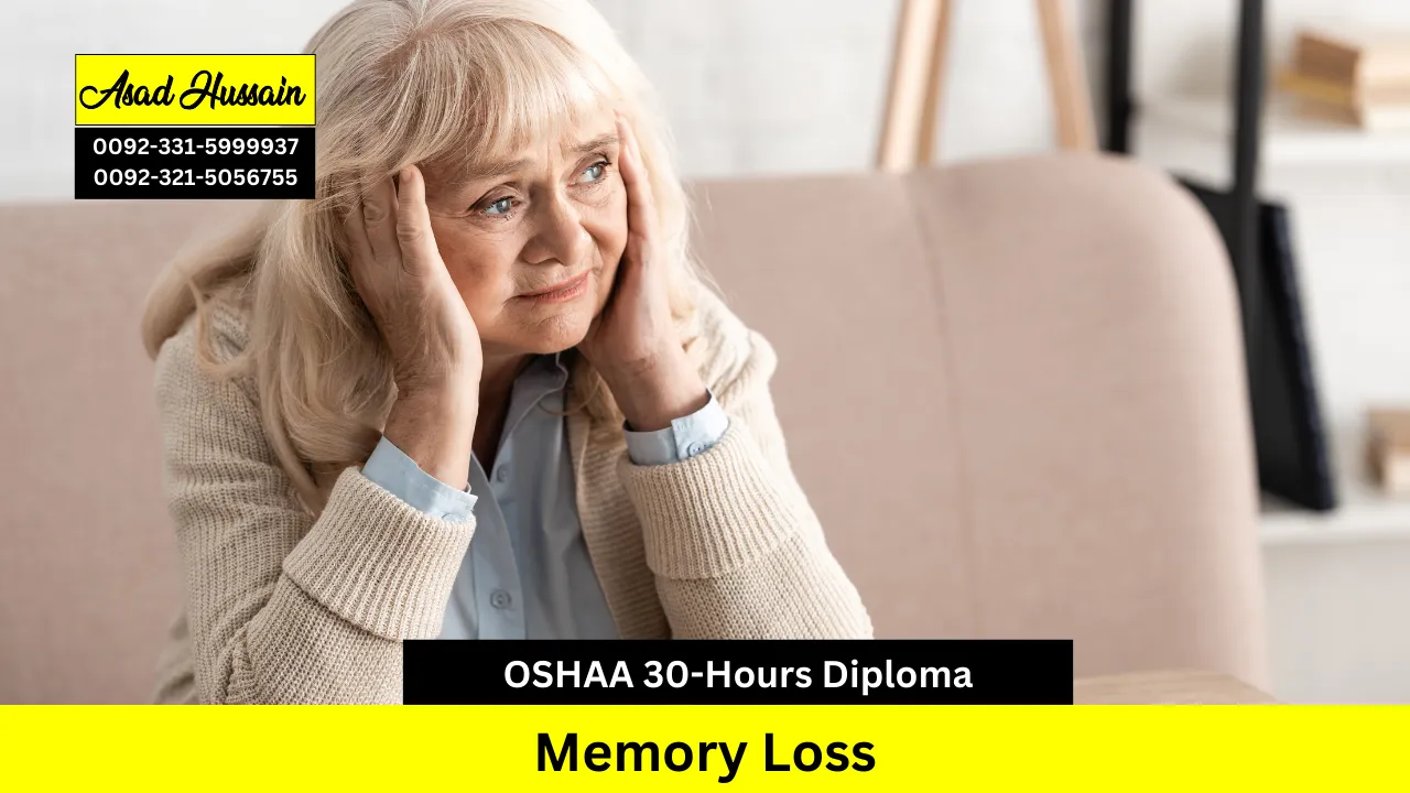 OSHAA 30-Hours Professional Diploma in Memory Loss