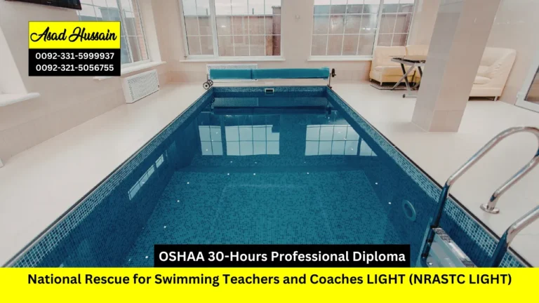 OSHAA 30-Hours Professional Diploma in National Rescue for Swimming Teachers and Coaches LIGHT (NRASTC LIGHT)