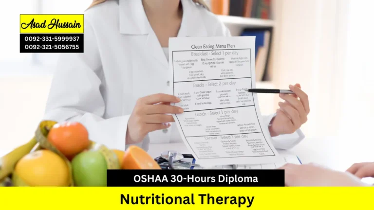 OSHAA 30-Hours Professional Diploma in Nutritional Therapy
