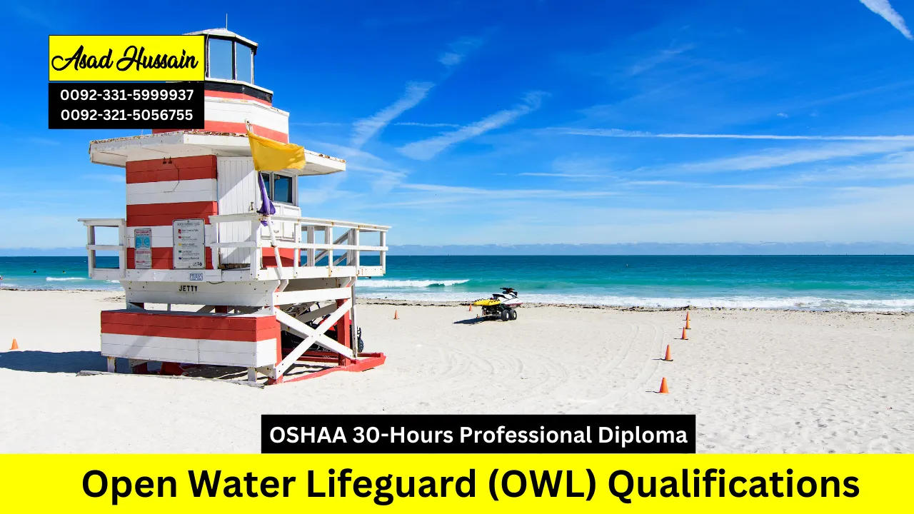 OSHAA 30-Hours Professional Diploma in Open Water Lifeguard (OWL) Qualifications