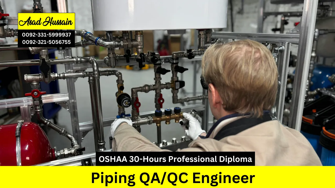 OSHAA 30-Hours Professional Diploma in Piping QA/QC Engineer