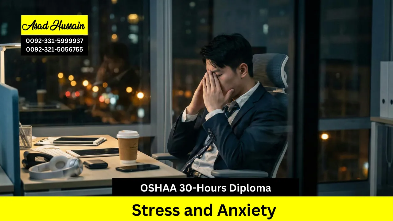 OSHAA 30-Hours Professional Diploma in Stress and Anxiety