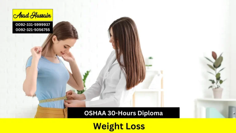 OSHAA 30-Hours Professional Diploma in Weight Loss