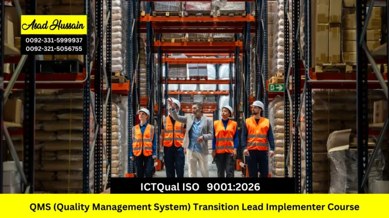 ICTQual ISO 9001:2026 QMS (Quality Management System) Transition Lead Implementer Course
