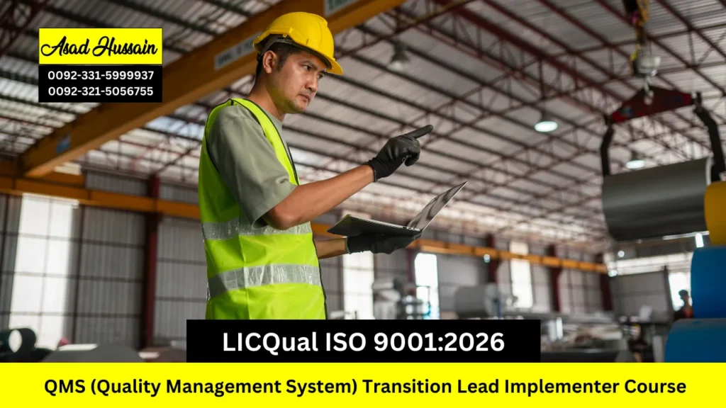 LICQual ISO 9001:2026 QMS (Quality Management System) Transition Lead Implementer Course