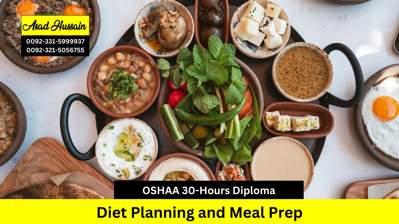 OSHAA 30-Hours Diploma in Diet Planning and Meal Prep