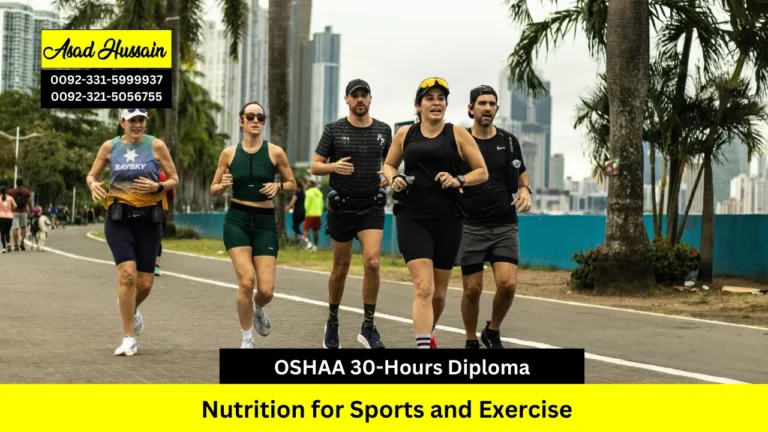 OSHAA 30-Hours Diploma in Nutrition for Sports and Exercise