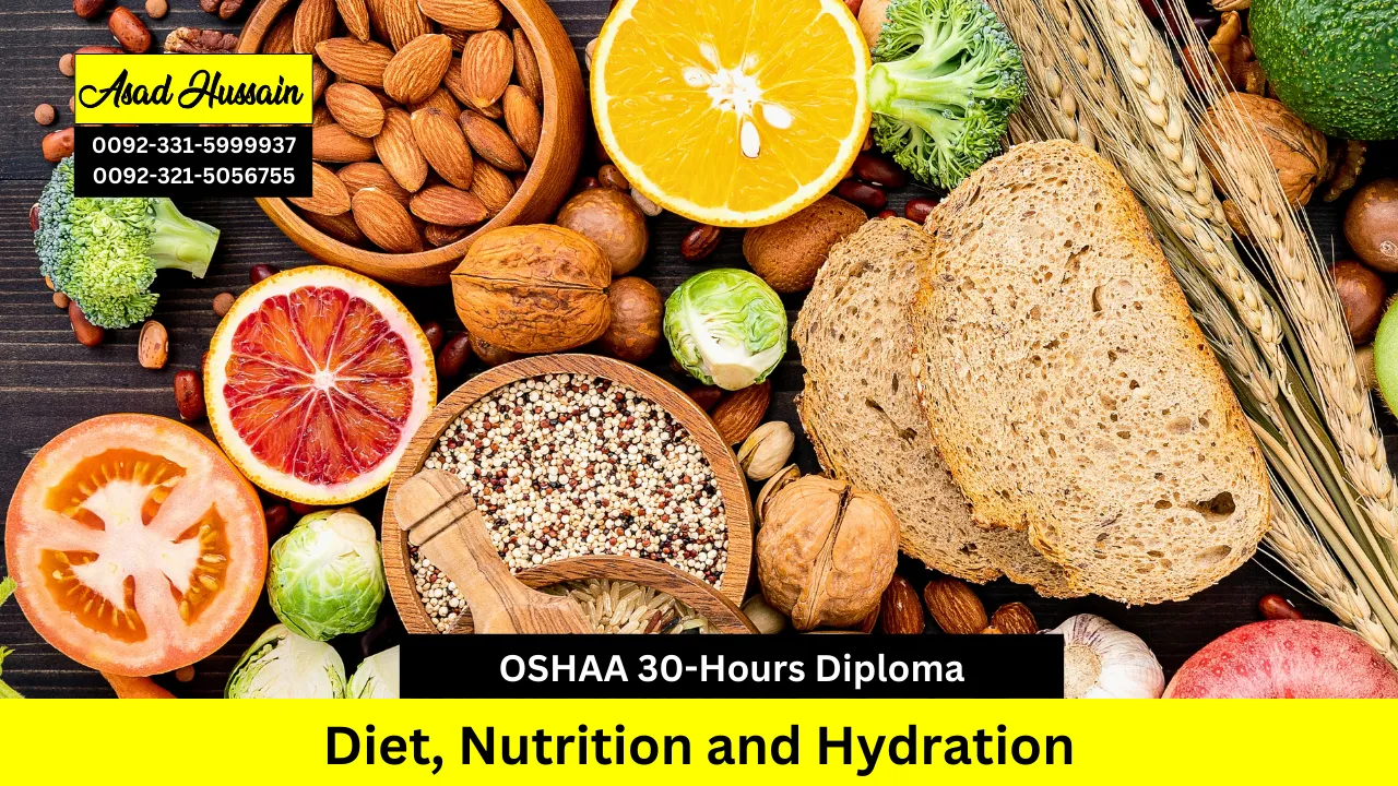 OSHAA 30-Hours Professional Diploma in Diet, Nutrition and Hydration