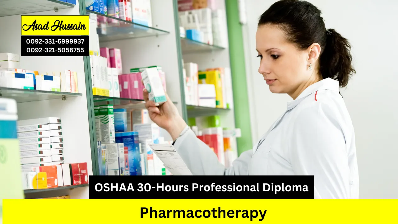 OSHAA 30-Hours Professional Diploma in Pharmacotherapy