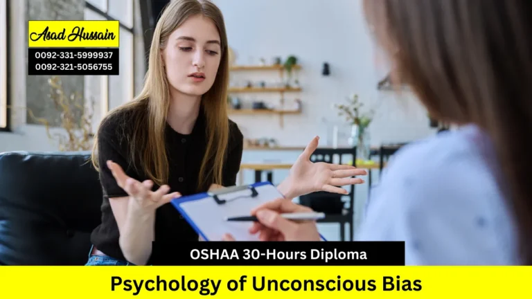 OSHAA 30-Hours Professional Diploma in Psychology of Unconscious Bias
