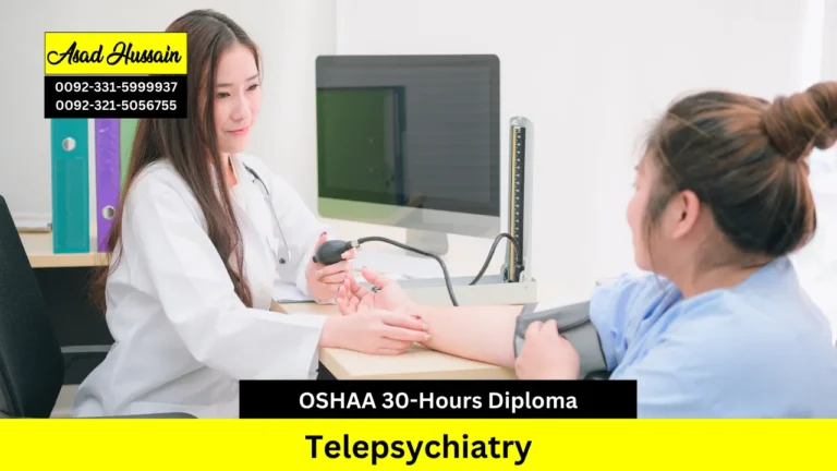 OSHAA 30-Hours Professional Diploma in Telepsychiatry