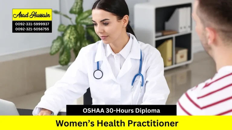 OSHAA 30-Hours Professional Diploma in Women’s Health Practitioner