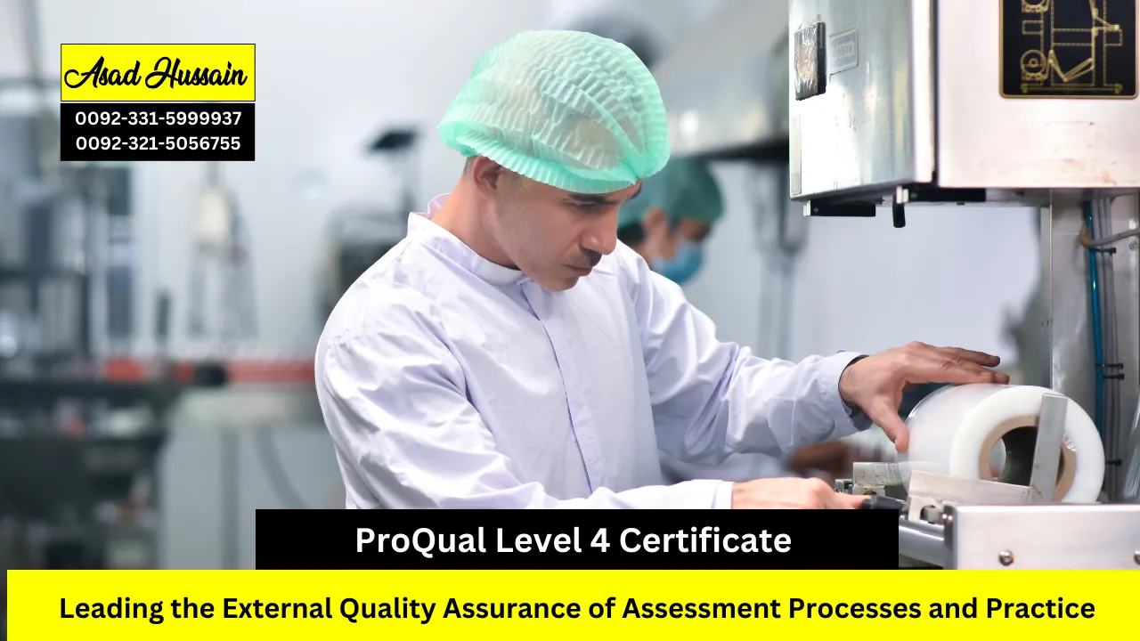 ProQual Level 4 Certificate in Leading the External Quality Assurance of Assessment Processes and Practice