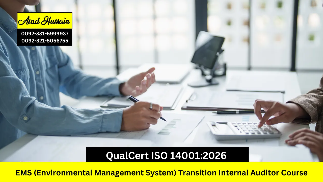 QualCert ISO 14001:2026 EMS (Environmental Management System) Transition Internal Auditor Course
