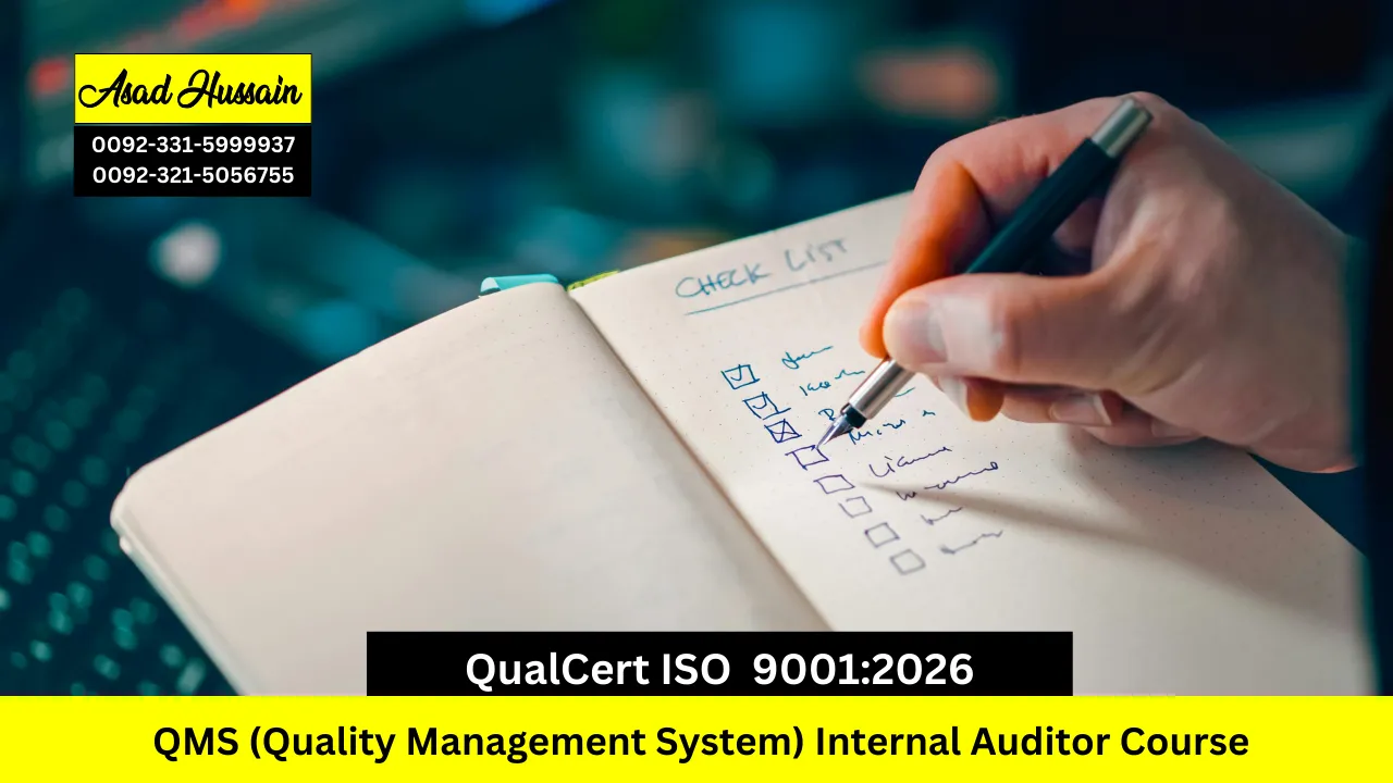 QualCert ISO 9001:2026 QMS (Quality Management System) Internal Auditor Course