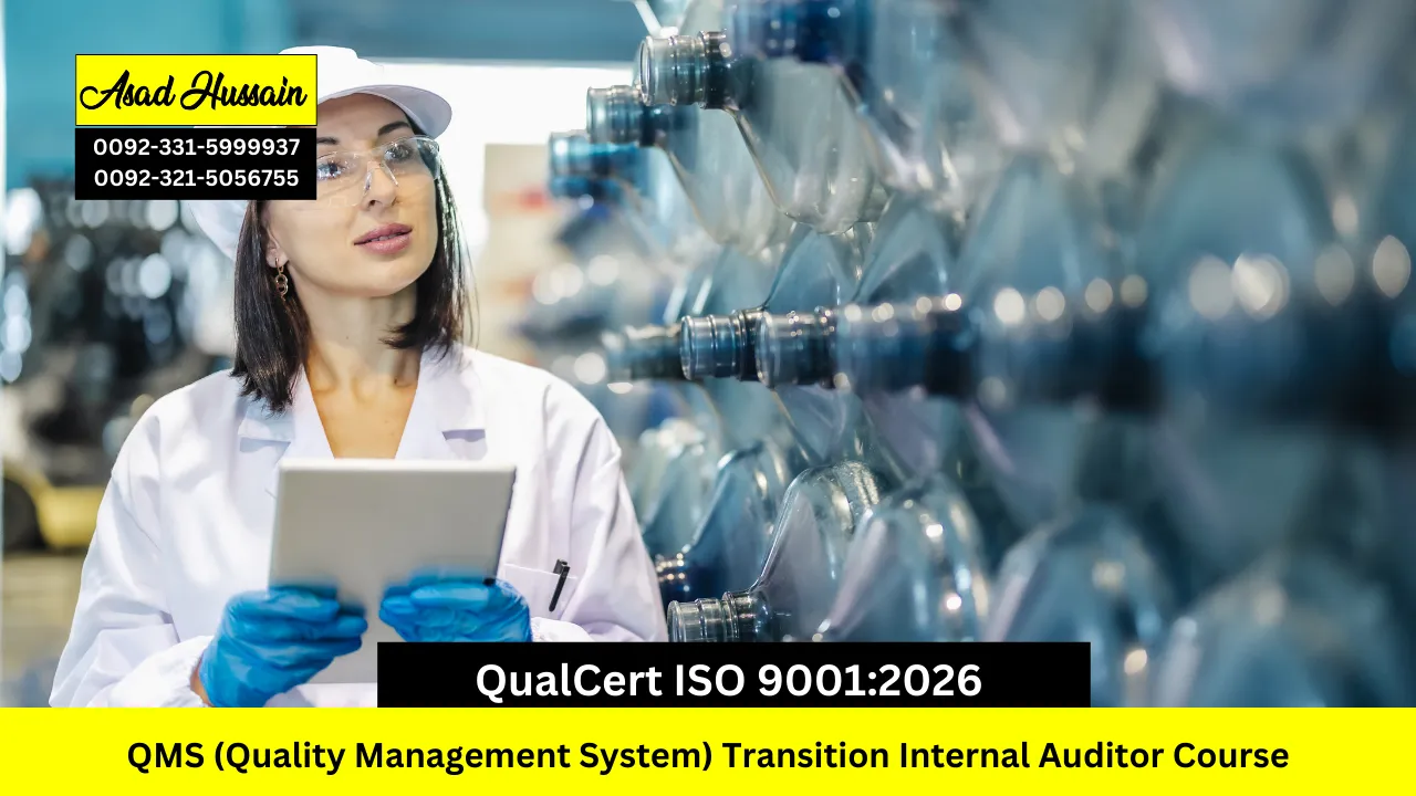 QualCert ISO 9001:2026 QMS (Quality Management System) Transition Internal Auditor Course