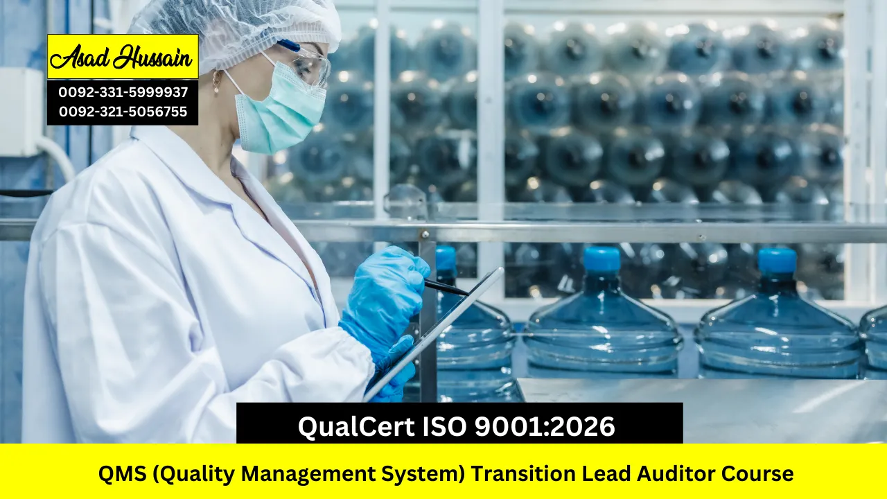 QualCert ISO 9001:2026 QMS (Quality Management System) Transition Lead Auditor Course