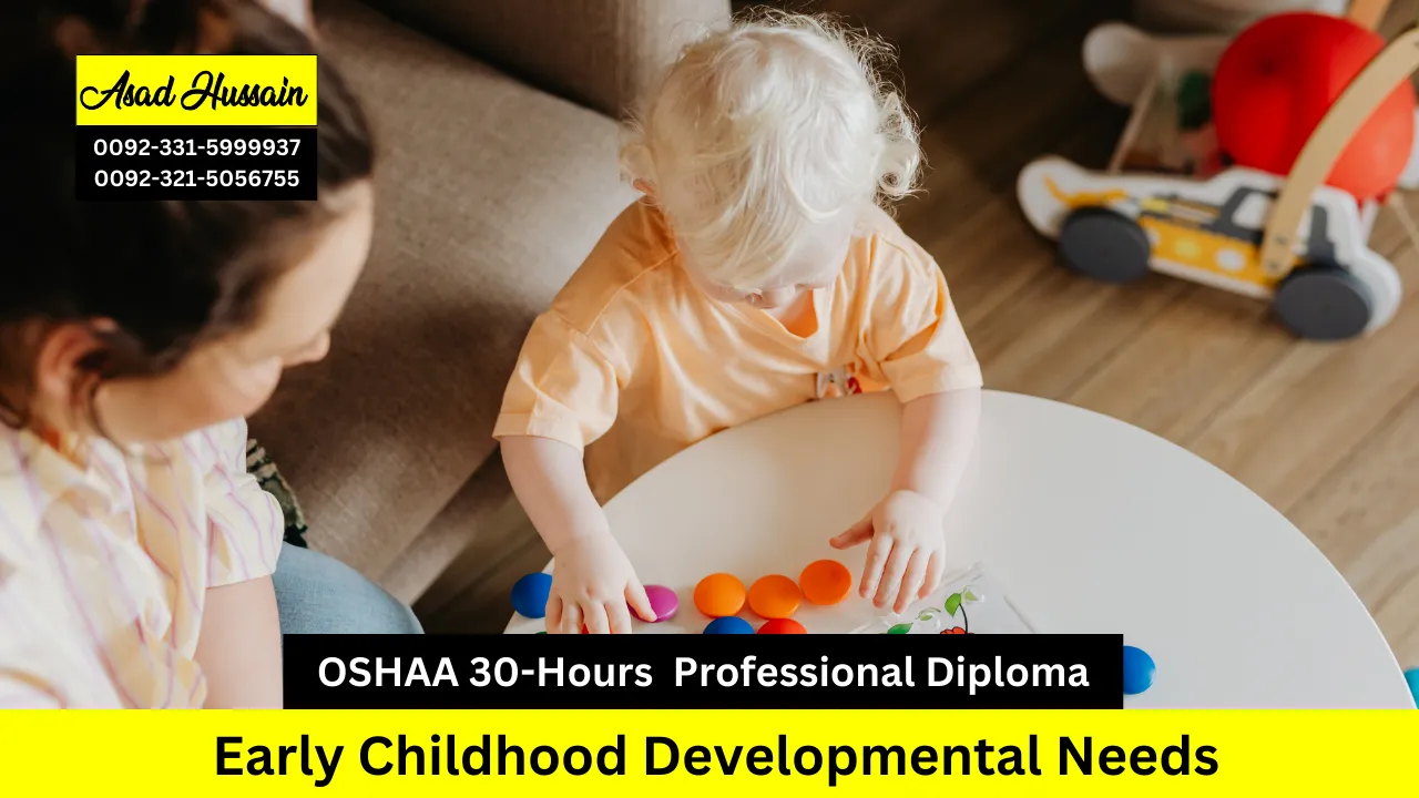 OSHAA 30-Hours Professional Diploma in Early Childhood Developmental Needs