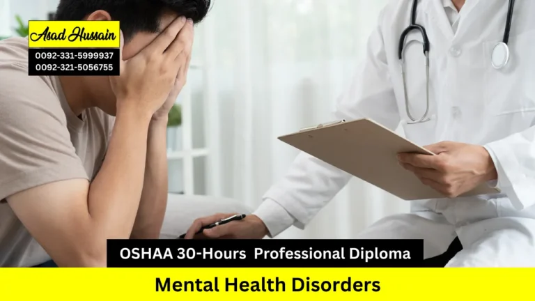 OSHAA 30-Hours Professional Diploma in Mental Health Disorders