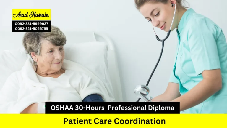 OSHAA 30-Hours Professional Diploma in Patient Care Coordination