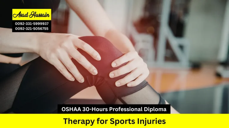OSHAA 30-Hours Professional Diploma in Therapy for Sports Injuries