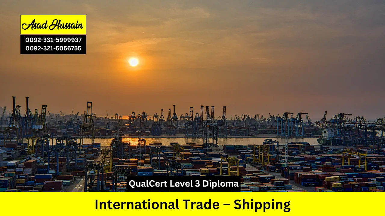 QualCert Level 3 Diploma in International Trade – Shipping
