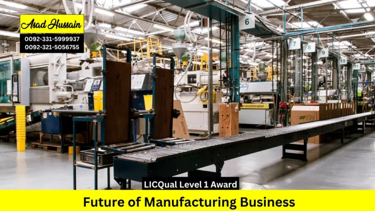 LICQual Level 1 Award in Future of Manufacturing Business