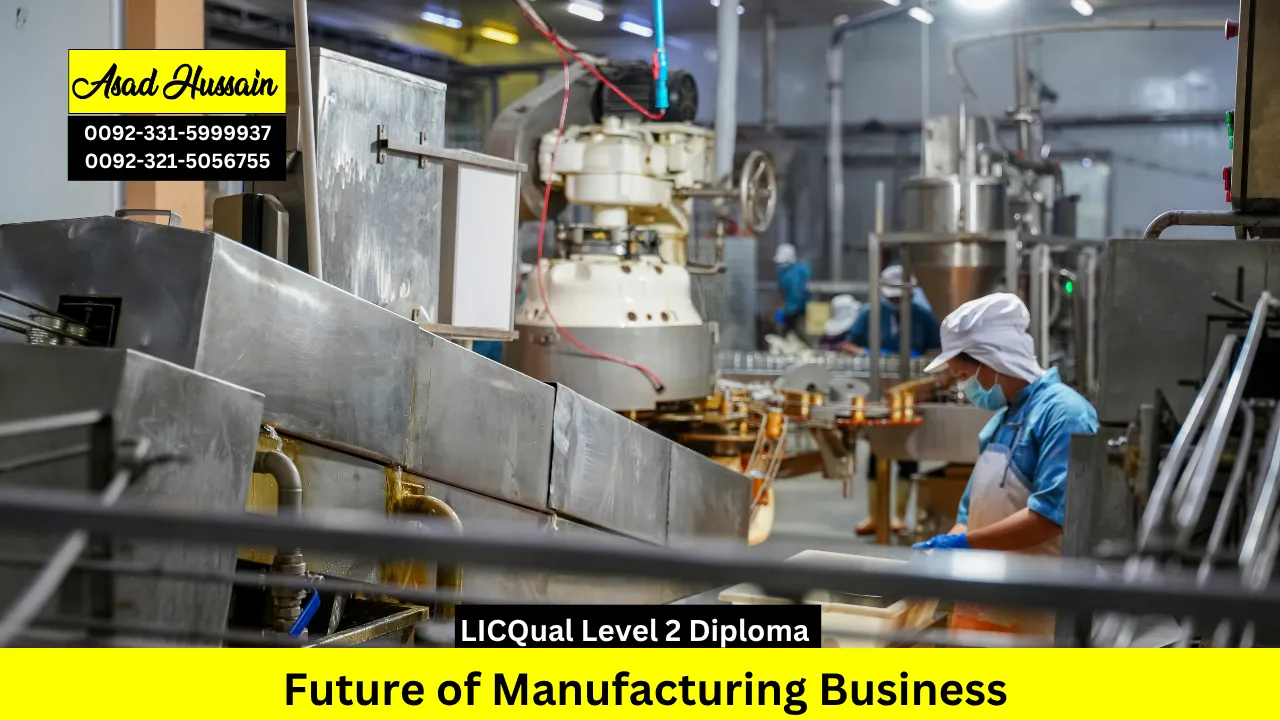 LICQual Level 2 Diploma in Future of Manufacturing Business