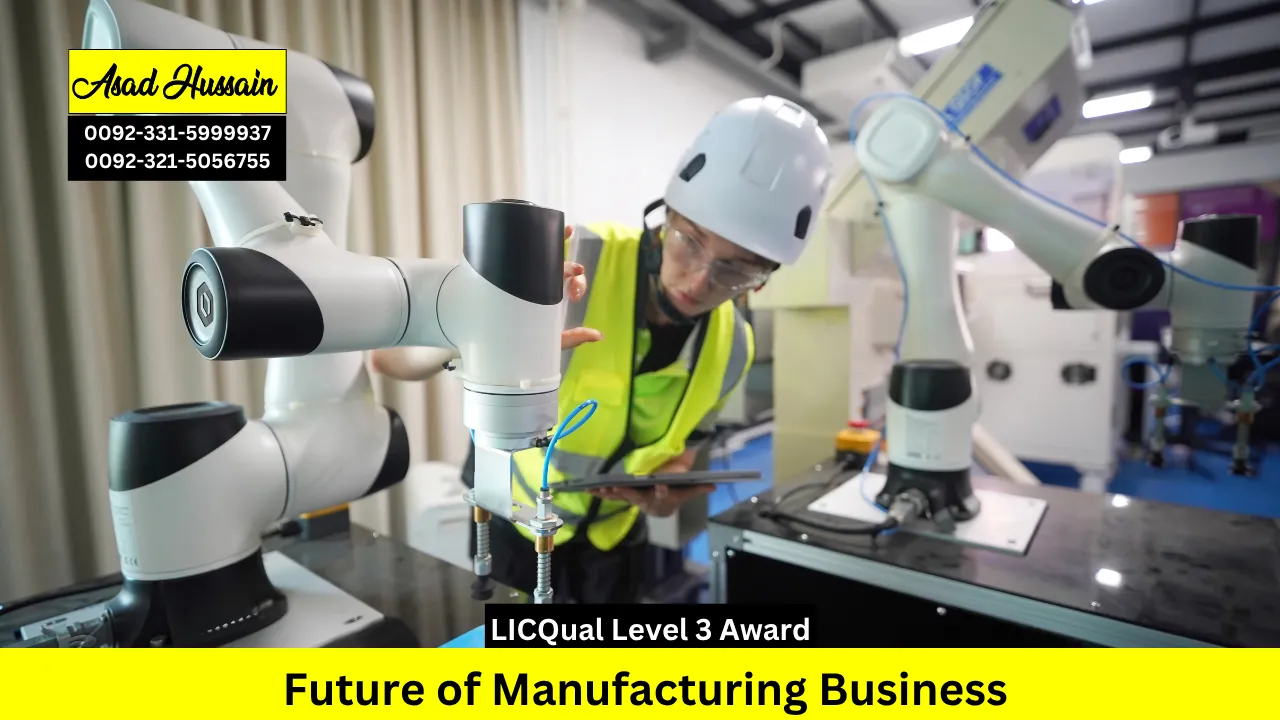 LICQual Level 3 Award in Future of Manufacturing Business