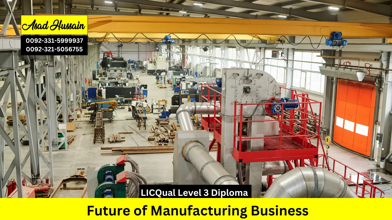 LICQual Level 3 Diploma in Future of Manufacturing Business