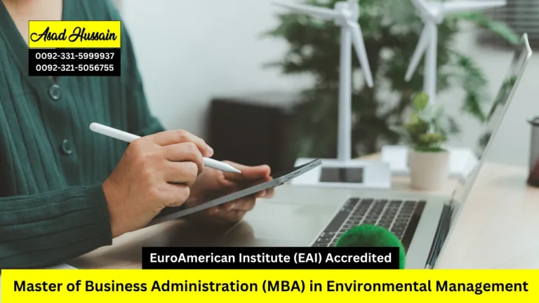 Master of Business Administration (MBA) in Environmental Management