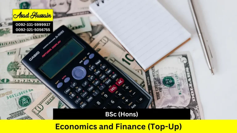 BSc (Hons) Economics and Finance (Top-Up)