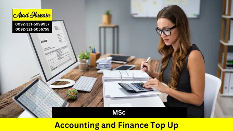 MSc Accounting and Finance Top Up