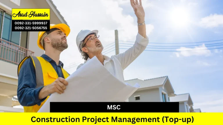 MSc Construction Project Management (Top-up)