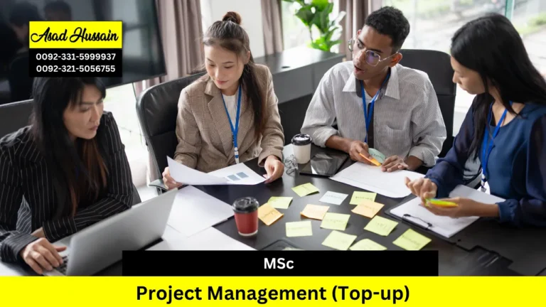 MSc Project Management (Top-up)