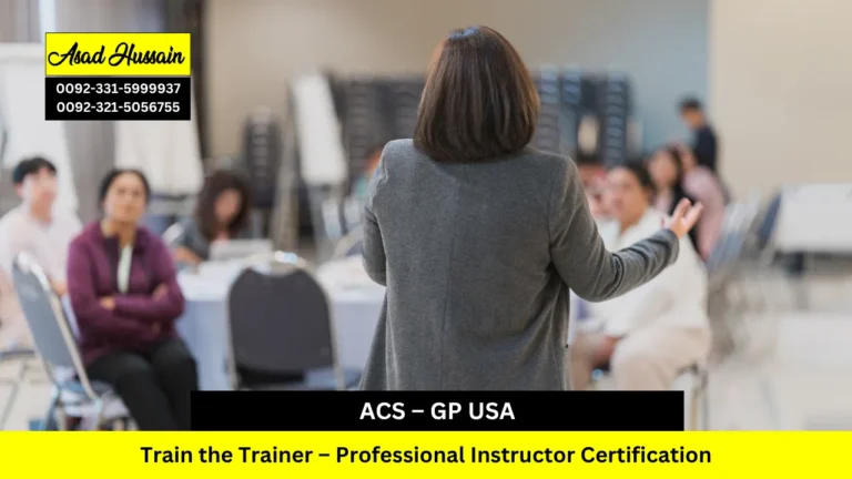 Train the Trainer – Professional Instructor Certification