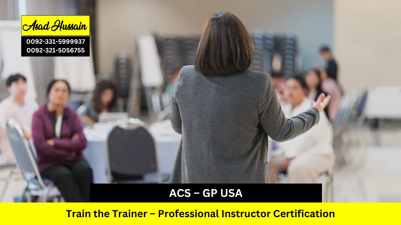 Train the Trainer – Professional Instructor Certification