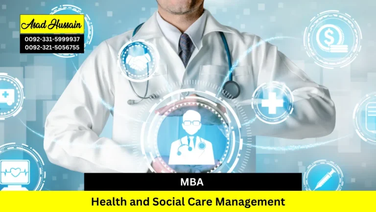 MBA in Health and Social Care Management