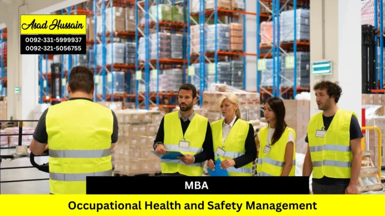 MBA in Occupational Health and Safety Management