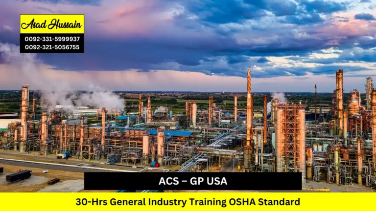 ACS – GP USA 30-Hrs General Industry Training OSHA Standard