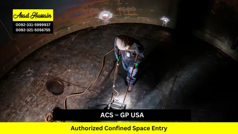 ACS – GP USA Authorized Confined Space Entry