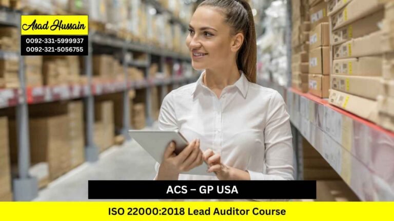 ACS – GP USA ISO 22000:2018 Lead Auditor Course