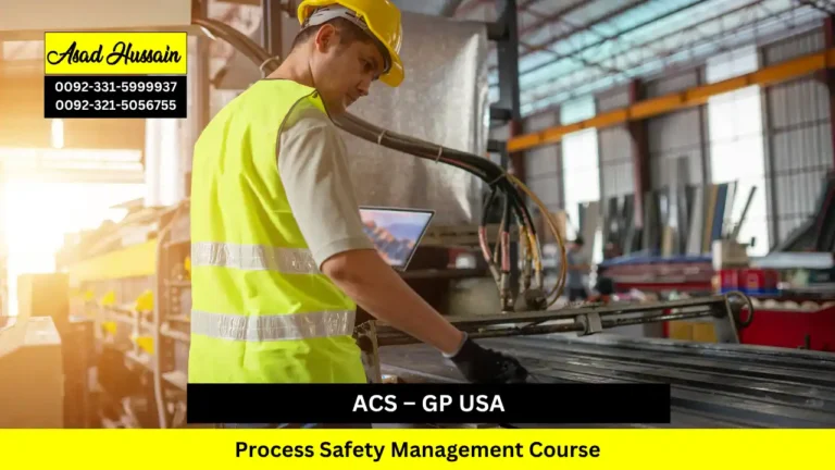 ACS – GP USA Process Safety Management Course