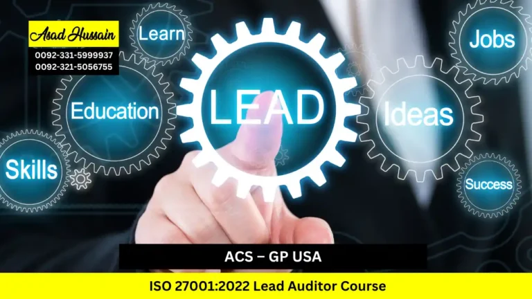 ACS – GP USA ISO 27001:2022 Lead Auditor Course