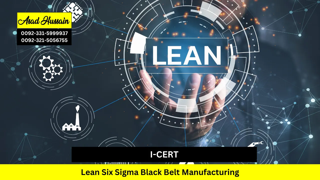 I-CERT Lean Six Sigma Black Belt Manufacturing