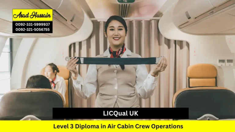 LICQual UK Level 3 Diploma in Air Cabin Crew Operations